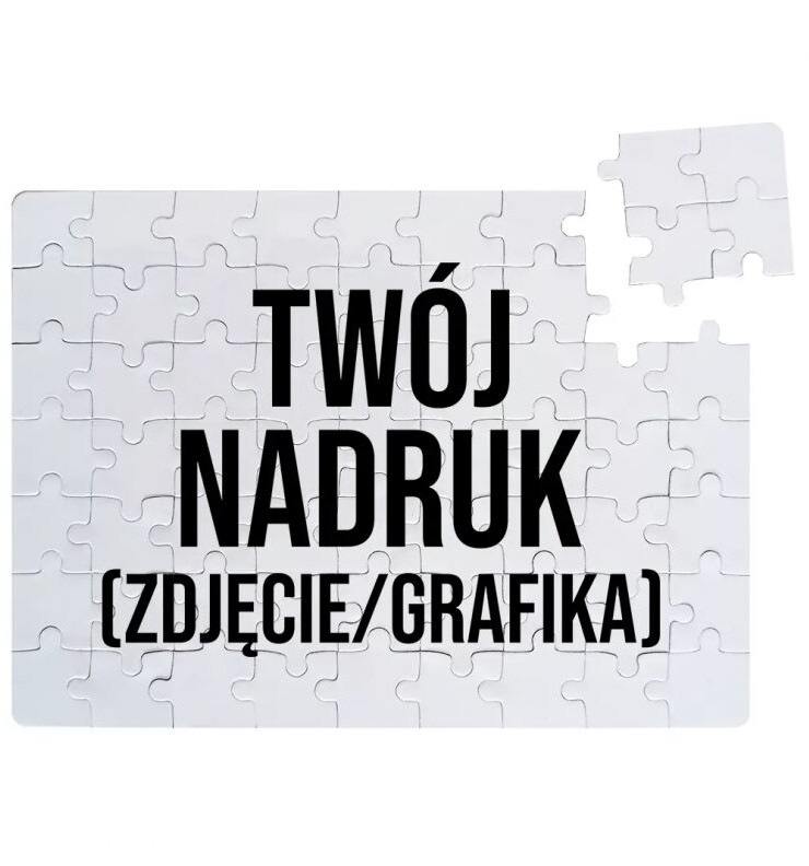 Koszulkowy Puzzle z własnym nadrukiem - magnetyczne 13829