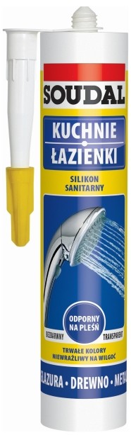 Silpac sanitarny SOUDAL bezbarwny 300 ml