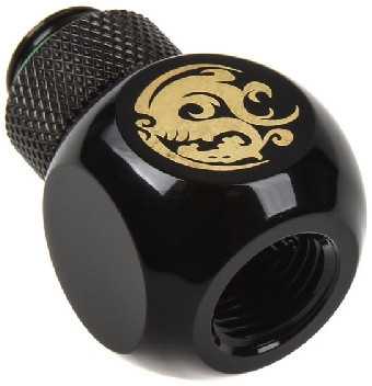 Bitspower Q-Adapter G1/4 cala na 2x G1/4 cala IG obrotowy mat
