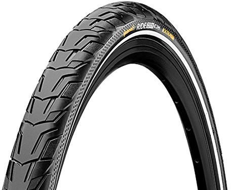 Continental Ride City e-25 28 X 1,75zoll 47 622 MM przewód 700 X 45 °C czarna z odblaskowym paskiem 0101556