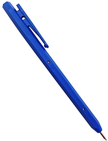 Maya Professional Tools Tusz  eco2100 °C-2/2 ball point Pen wykrywalna przez firmy metalu i promieniowanie rentgenowskie, normalny, o Clip, 50 Pack, korpus Niebieski, niebieski ECO2100C-2/2