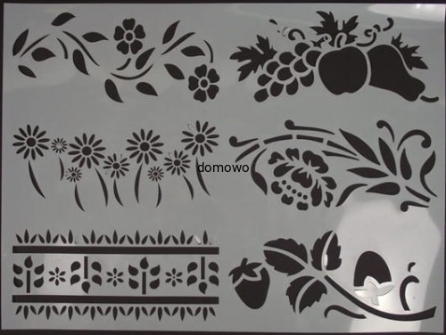 SZABLONY DO MALOWANIA RYSOWANIA NADRUKÓW 29 x 39cm 7