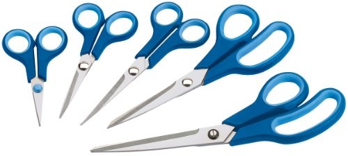 Draper 75552 zestaw 5-częściowy nożyc do gospodarstwa domowego z uchwytami soft grip 75552