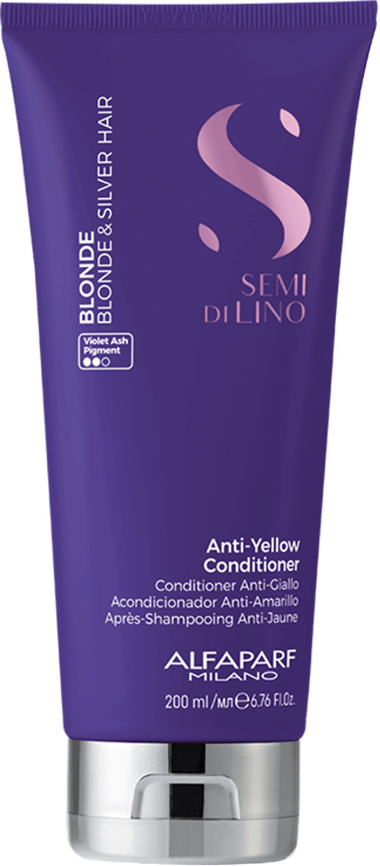 Alfaparf Milano Semi Di Lino Anti-Yellow Conditioner - Odżywka do Włosów Blond 200ml