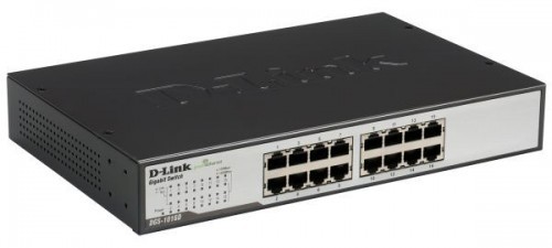 D-Link 16-port 10/100/1000 Gigabit Desktop Switch DGS-1016D/E