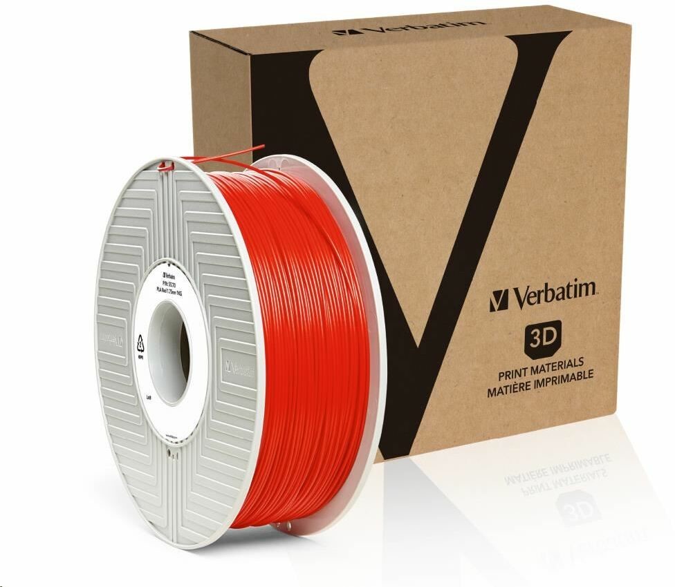 Фото - Пластик для 3D друку Verbatim 3D Printer Filament PLA 1.75mm, 335m, 1kg red  (OLD PN 55270)