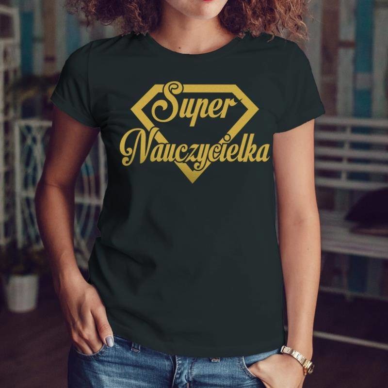 Poczpol Super nauczycielka - złoty nadruk PRZPOC-6-2851