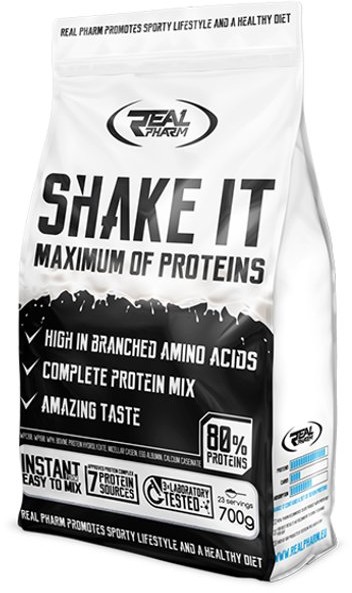 Real Pharm Odżywka białkowa, Shake It, 700 g, banan