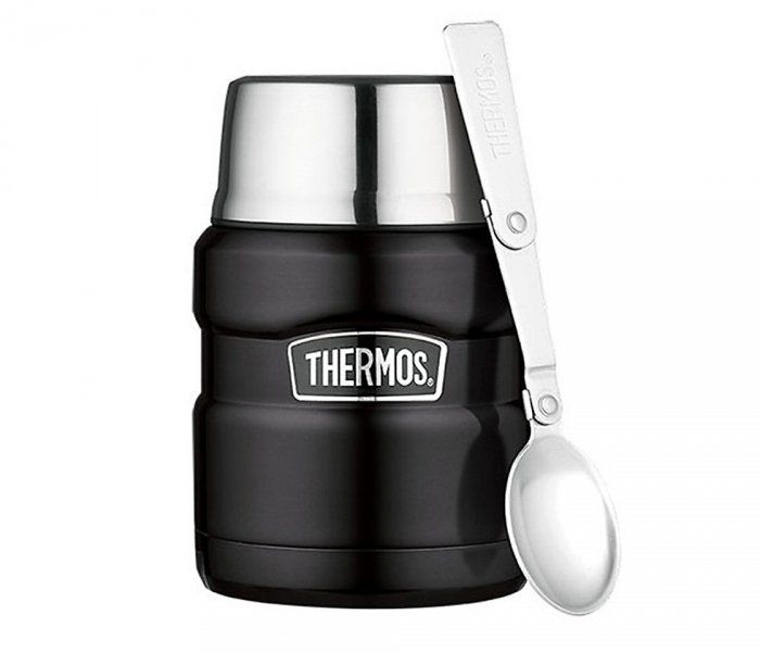 Thermos Termos na posiłek KING 470 ml ze składaną łyżką (miedziany) King