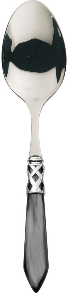 Casa Bugatti Aladdin Nero 24 Cm Łyżka Do Warzyw I Mięsa Ze Stali Nierdzewnej