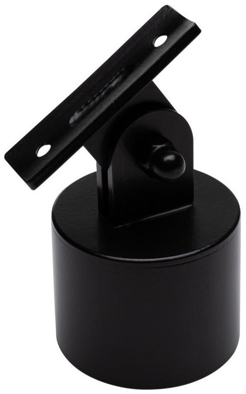 Kornik Wspornik nadstawny ruchomy do poręczy czarny 50 mm