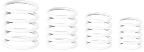 Gravity Uniwersalne ring  RP 5555 BLK 1 Pack jeden rozmiar Gravity RP 5555 WHT 1