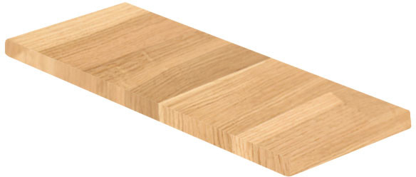 Parapet wewnętrzny 2 7 x 30 x 92 cm dąb olejowany B-557-LP-PD OL 092