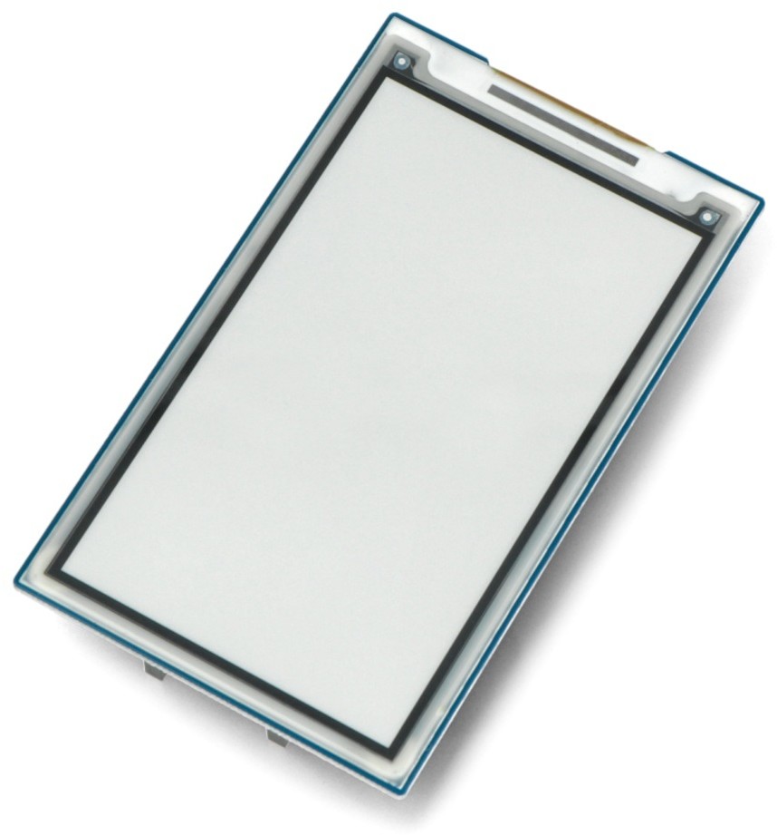 Raspberry Pi Waveshare Wyświetlacz E-paper E-Ink - 3,7'' 480 x 280 px - SPI - czarno-biały - do Pico - Waveshare 20123 WSR-20104