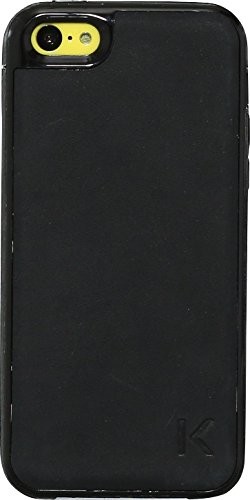 The Kase Paris The Kase Paris 4937415 pokrowiec ochronny silikon do Apple iPhone 5 C zamszowy czarny 4937415