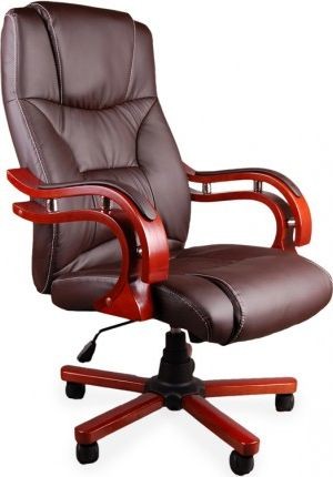 GIOSEDIO Fotel biurowy GIOSEDIO brązowy model BSL003 BSL003