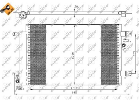 NRF Skraplacz, klimatyzacja 35403