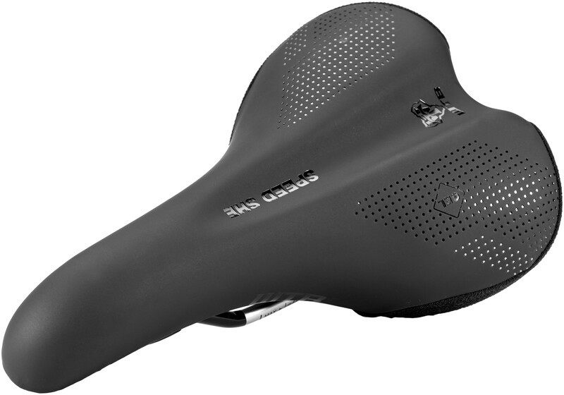 WTB Europe Speed She Saddle Cromoly Women, black 15cm 2021 Siodełka miejskie i komfortowe 820000289