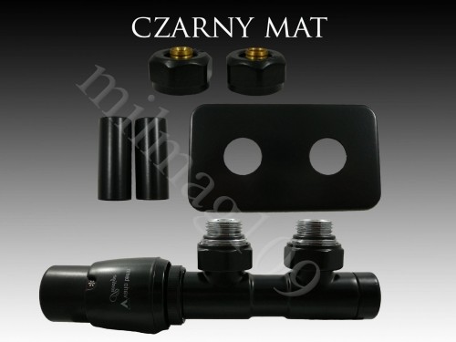 Mera Term Zestaw zaworów grzejnikowych termostatycznych TWINS All In One lewy CZARNY MAT APTSGS0224CFK/L_20201229152758
