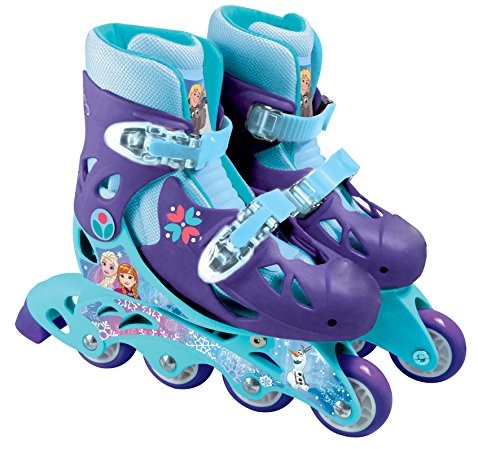 Disney 1 para dziecięcych łyżworolek Inliner 2 wariantów 2 rozmiary Frozen lub Spiderman, wielokolorowa DARP-OFRO032