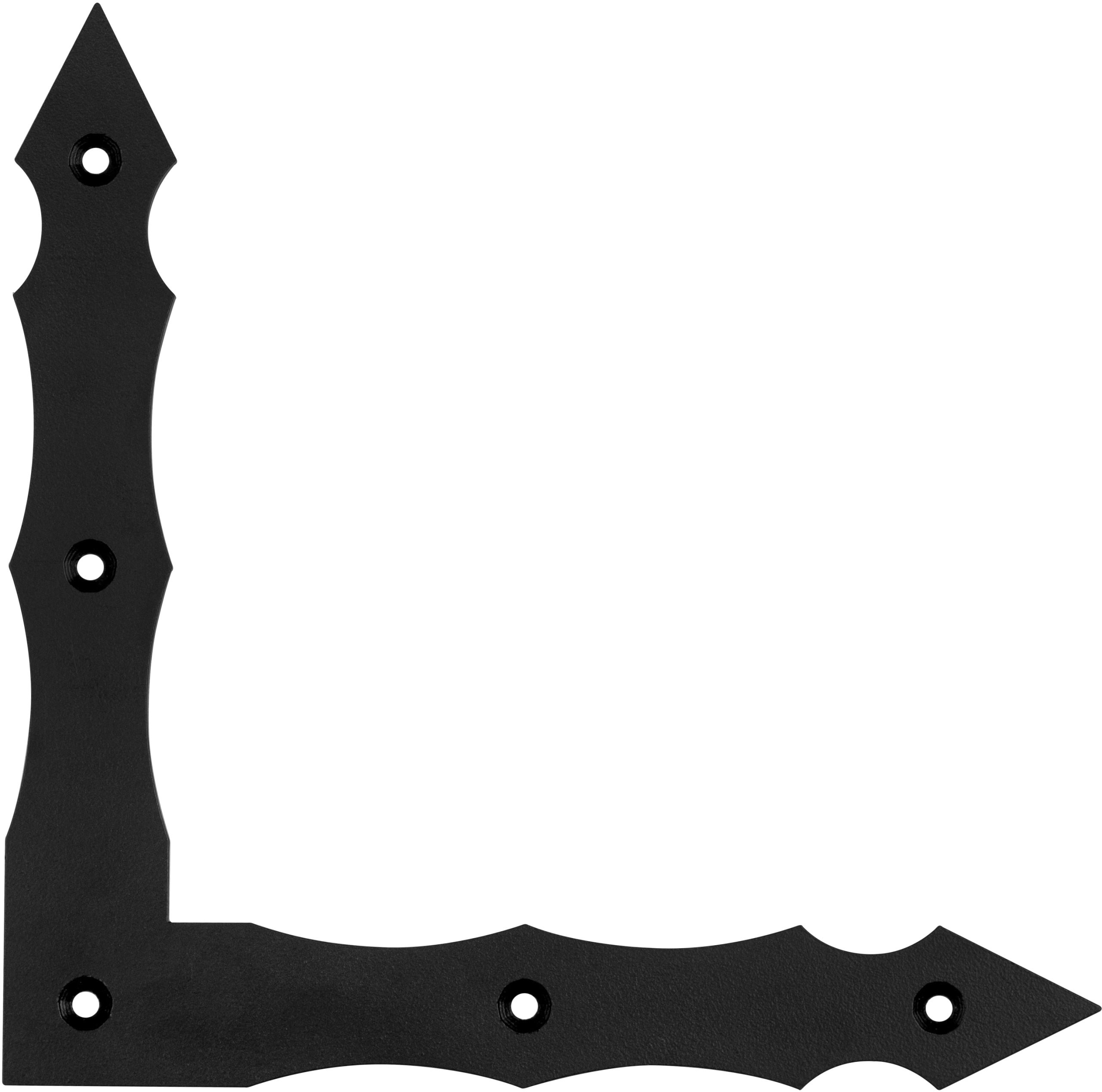 Narożnik Ozdobny Kątowy Czarny 200x200x30x3,0 SNO3