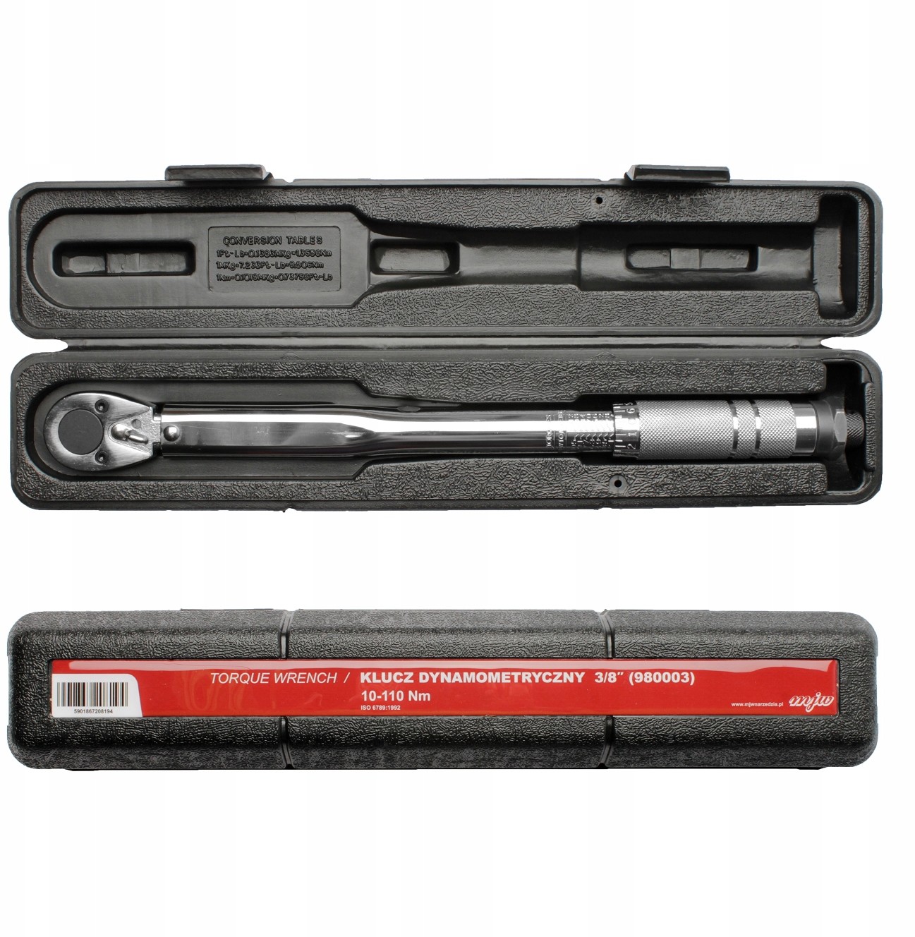 MJW Klucz dynamometryczny 3/8 10-110Nm certyfikat