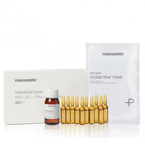 Mesoestetic Mesoestetic Mesoeclat Pack Zestaw zabiegowy (10x5ml + 50ml) 10-0973