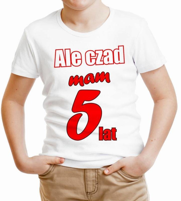 Poczpol Ale czad mam pięć lat - koszulka dziecięca PRZPOC-6-2284
