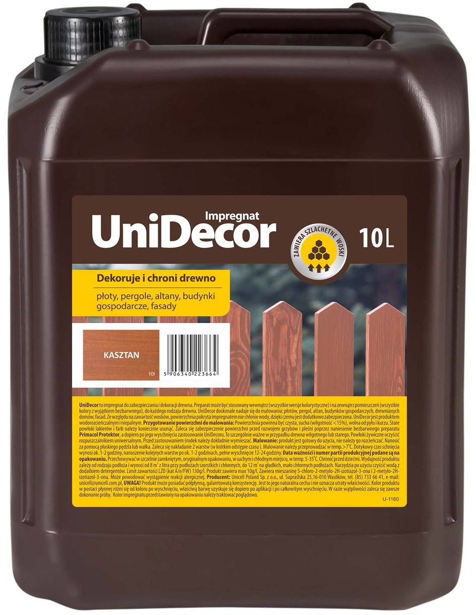 Altax Primacol Primacol do drewna Unidecor kasztan 10 l