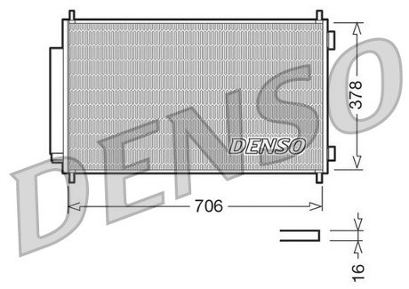 DENSO Skraplacz, klimatyzacja DCN40002