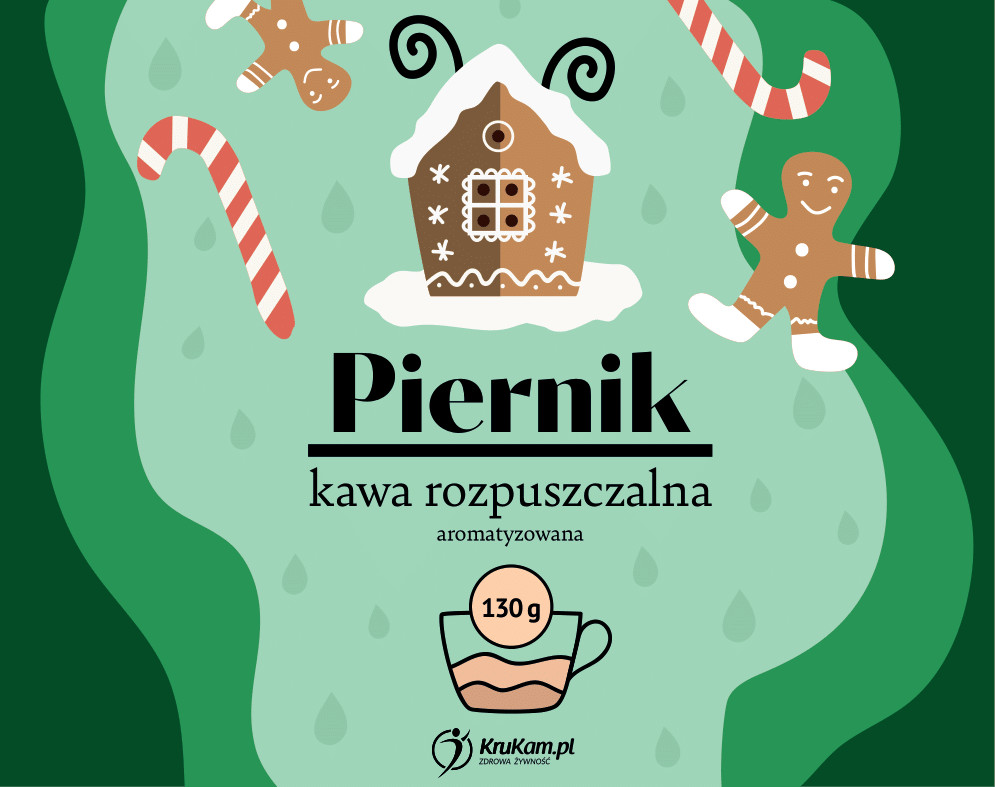 KruKam Kawa rozpuszczalna Piernikowa 130g