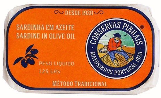 Pinhais Portugalskie sardynki w oliwie z oliwek 125g