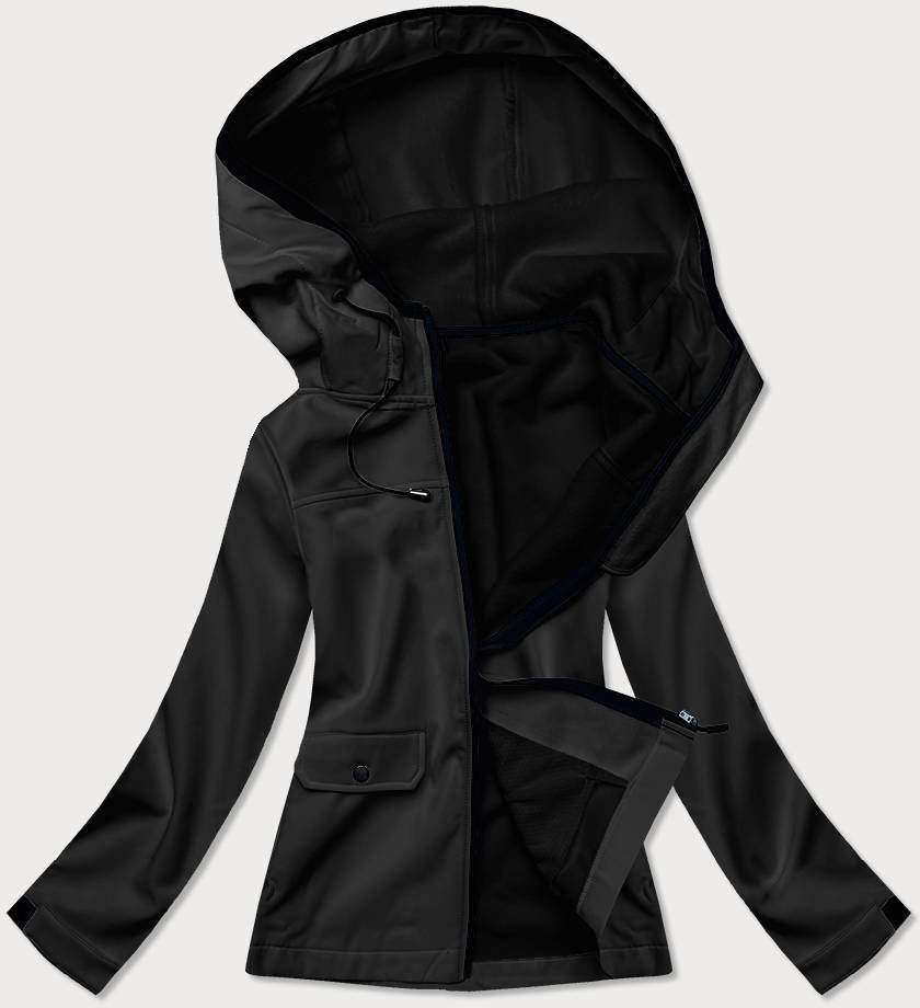 J.STYLE DAMSKA KURTKA SPORTOWA TYPU SOFTSHELL CZARNA (HD182-1) - J.STYLE