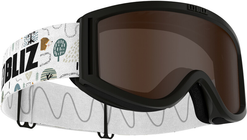 Bliz Pixie Gogle Dzieci, black/brown 2020 Gogle narciarskie 47030-12