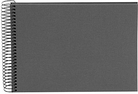 goldbuch Goldbuch album spiralny z wycięciem na zdjęcie, Bella Vista, cm, 40 czarnych stron, len, Coffee Bronze,, 24x17 cm