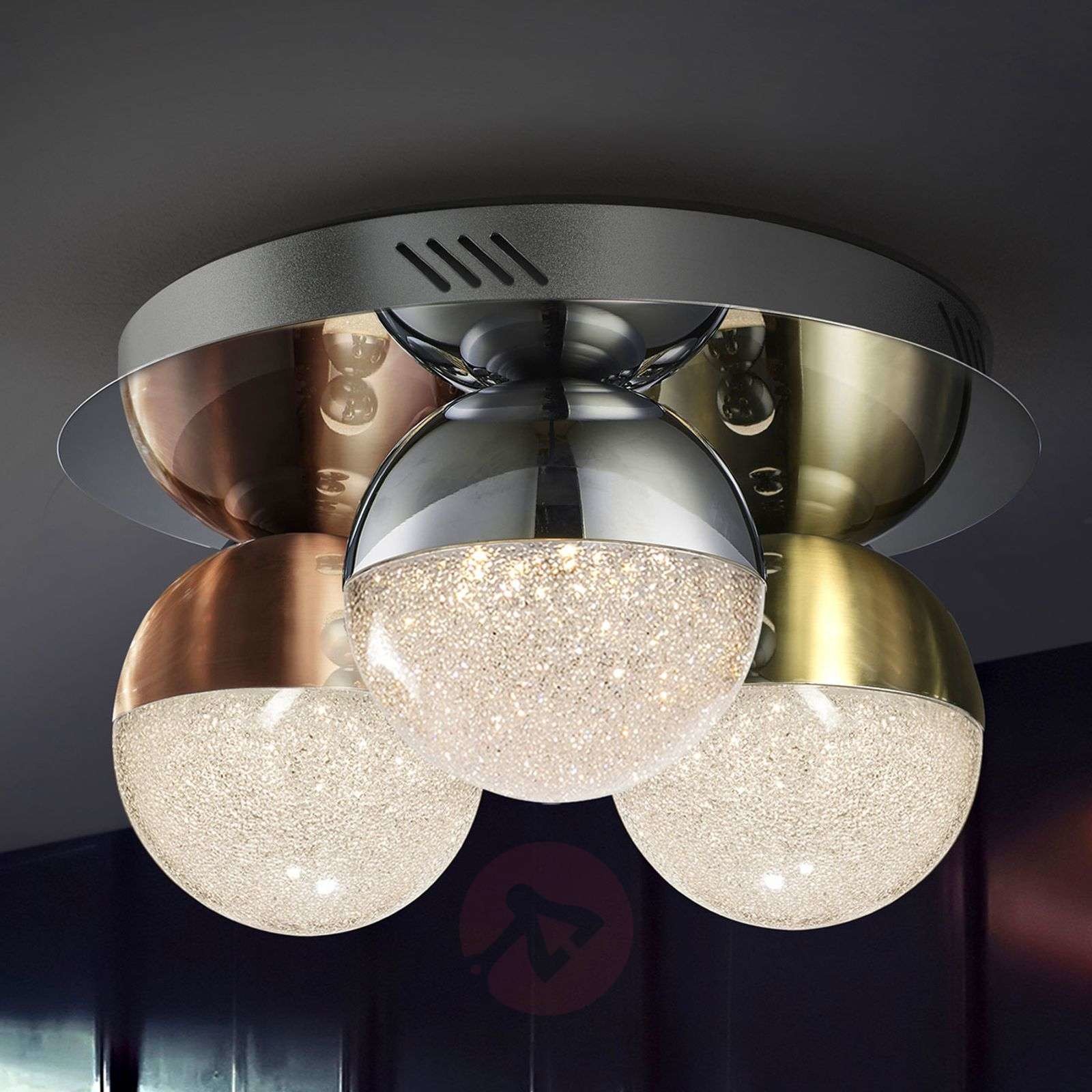 Schuller Lampa sufitowa LED Sphere, multicolor, 3-punktowa