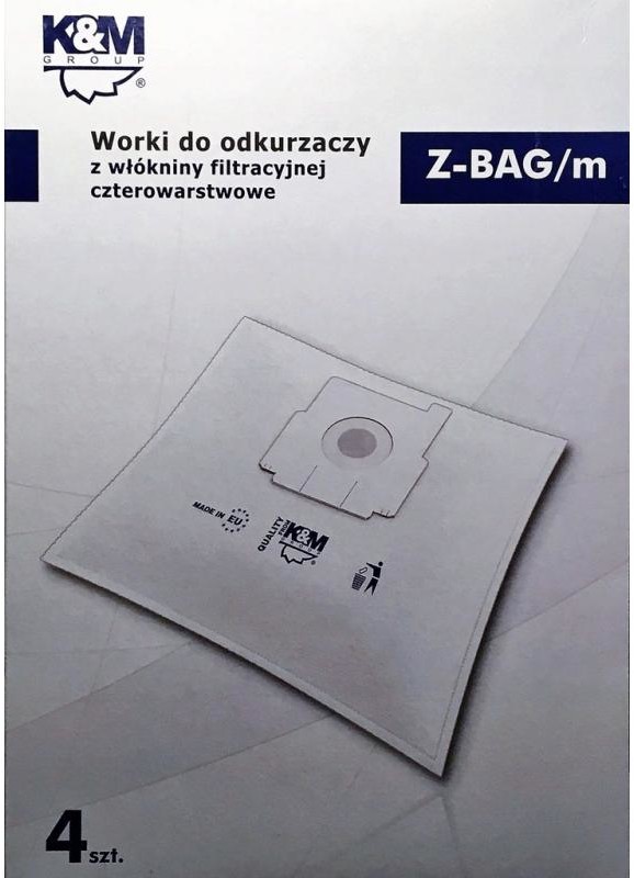K&M Grupa WORKI DO ODKURZACZA ZELMER Z-BAG/MICRO 4 SZT