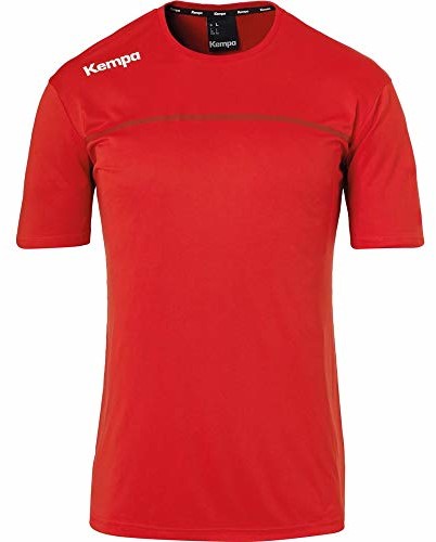 Kempa Kempa Męska koszulka EMOTION 2.0 POLY SHIRT, czerwony/chili, L 200318403