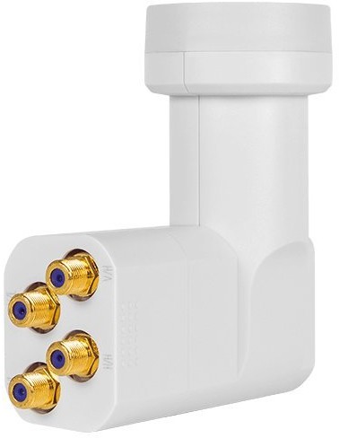 Megasat 0401098 HD-Profi Quattro LNB Biały 0401098