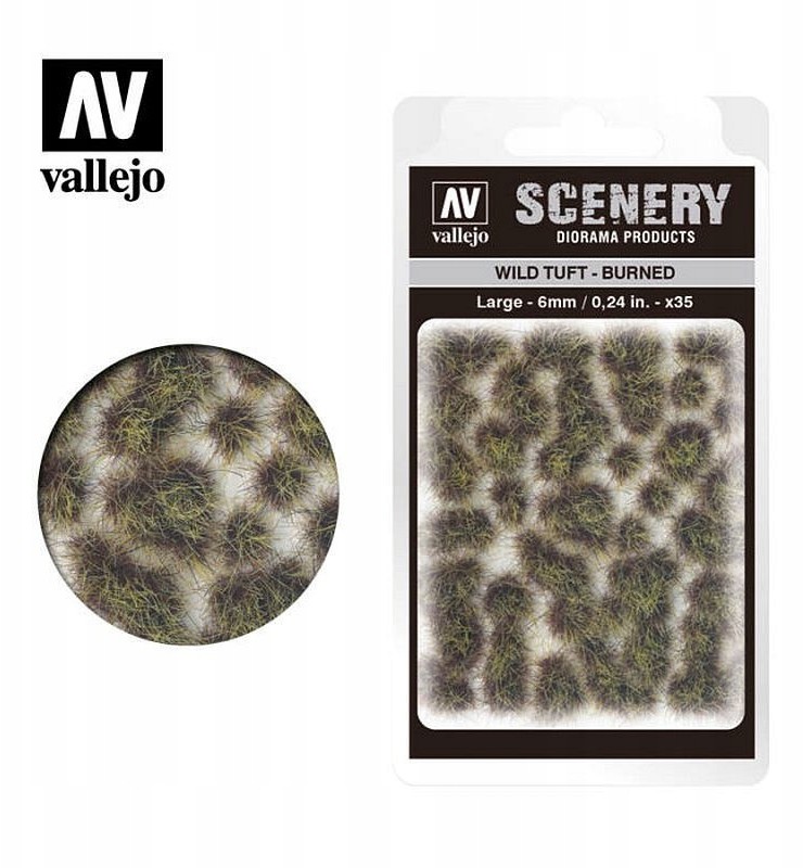 Vallejo Wild Tuft Burned 6mm SC414