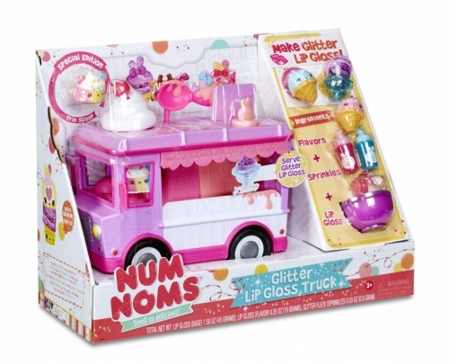 MGA Zestaw kreatywny Autobus do produkcji brokatowych błyszczyków Num Noms wersja 2018