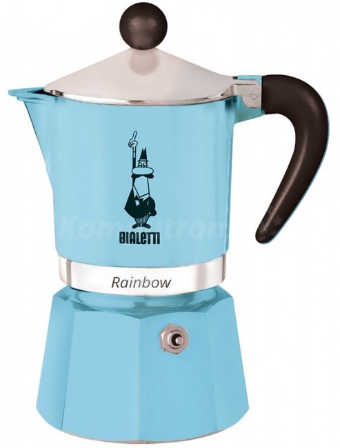 Bialetti Kawiarka Rainbow niebieska poj. 1 tz 55.52.BLRNI1