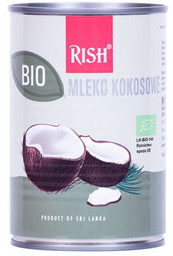 Bio RISH MLEKO KOKOSOWE 17% TŁUSZCZU 400 ml - RISH 4791098099897