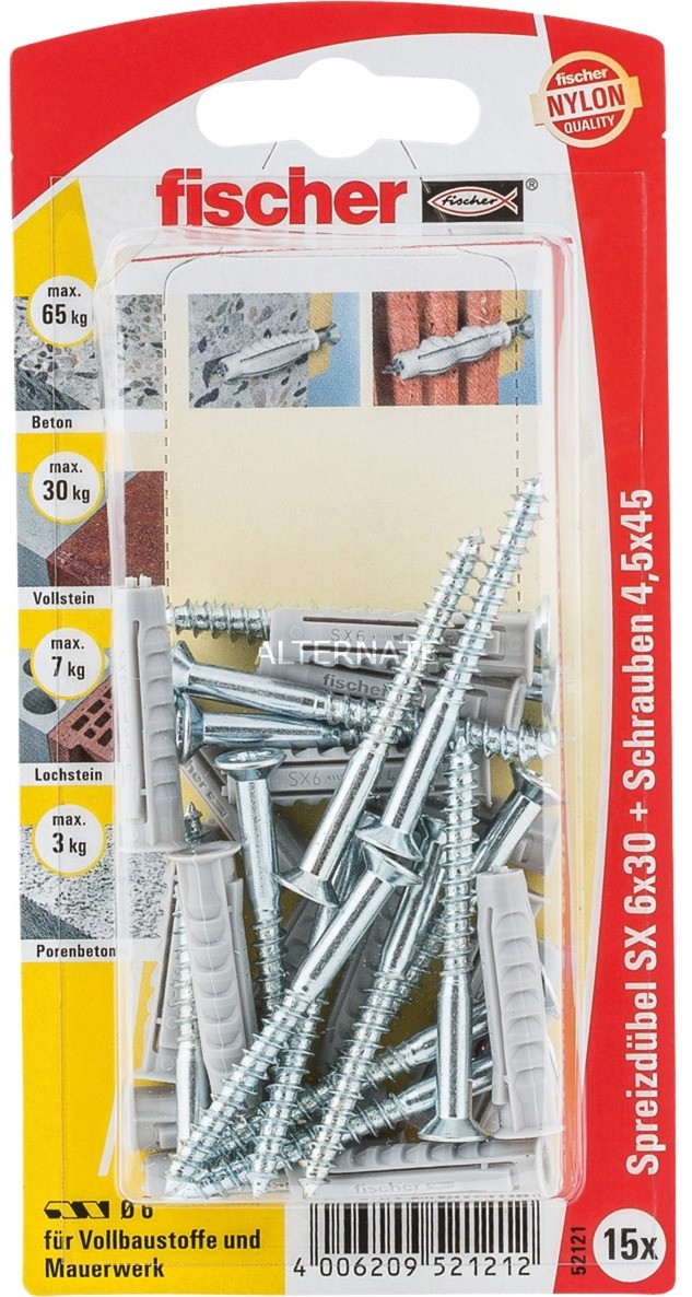 Fischer SX 6x30 GK S K, Dowel