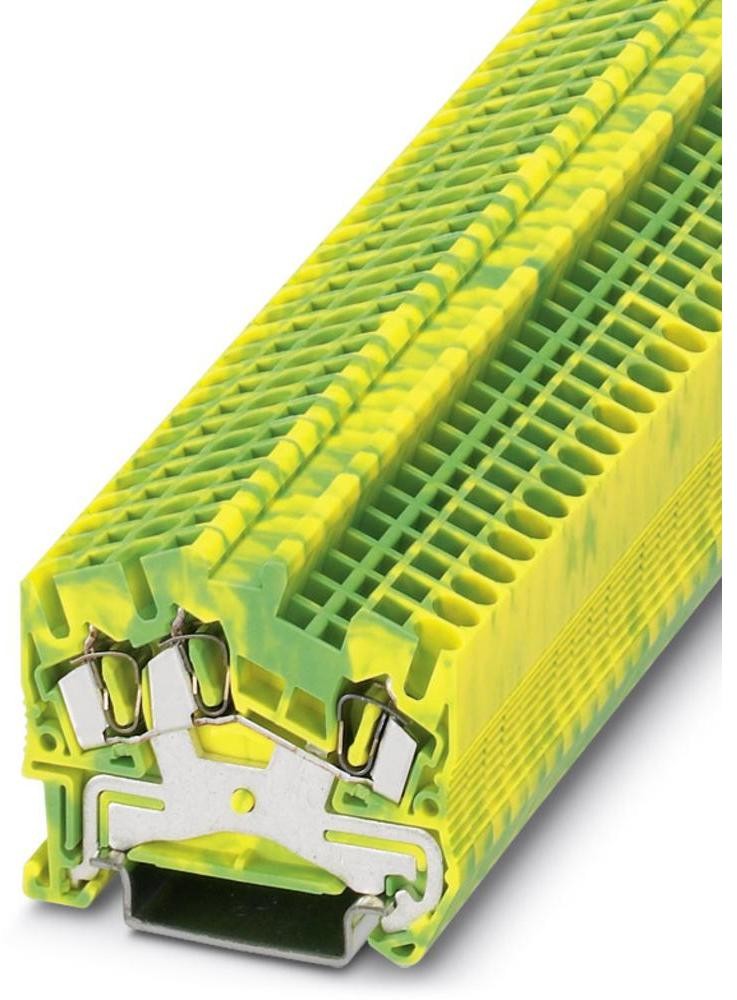 Phoenix Contact Listwy zaciskowe przepustowe STS 2 5-TWIN-PE STS 2 5-TWIN-PE Phoenix Contact 3031733 zielono-żółty Zawartość 50 szt STS 2 5-TWIN-PE
