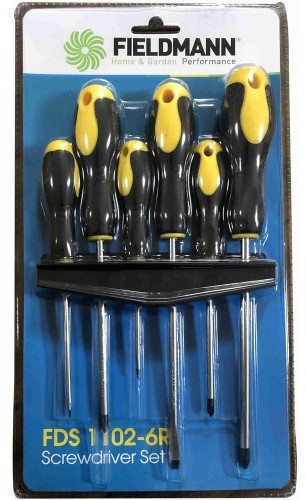 Fieldmann Zestaw 6 wkrętaków śrubokrętów FDS 1102-6R