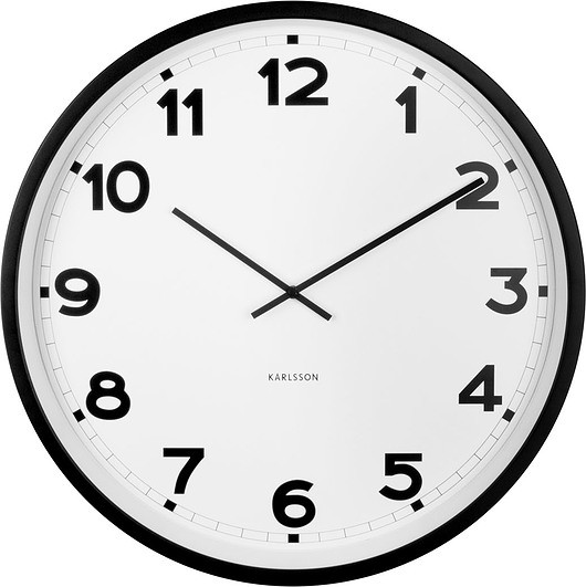 Karlsson Zegar ścienny New Classic 60 cm biały KA5848WH