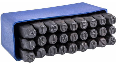 Chle-mar Znaczniki literowe Condor 6 mm 27 szt.