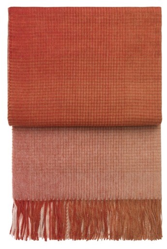 Elvang Pled wełniany Elvang Horizon terracotta