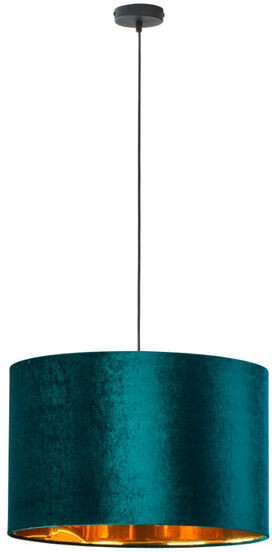 TK Lighting Lampa wisząca welurowa TERCINO GREEN śr. 50cm zielony TK6170
